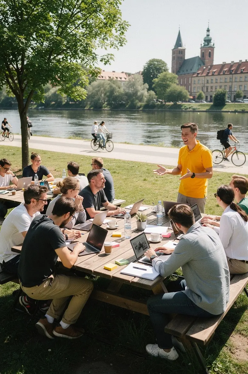 Notatnik z listą zadań i kolorowymi markerami symbolizujący organizację czasu.
